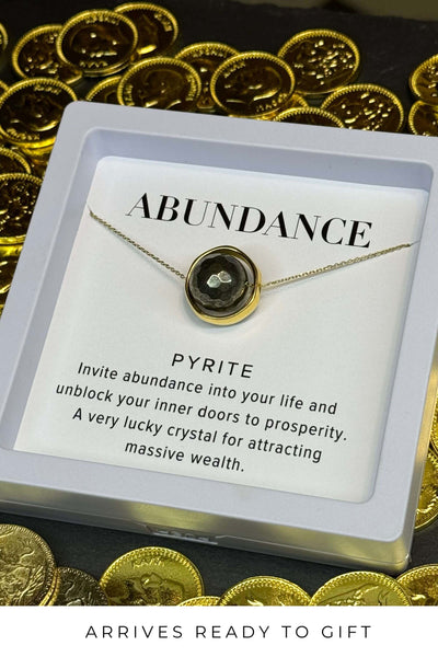 Abundance necklace, Pyrite Necklace Bracelet and Earrings, Prosperity Necklace Abundance Jewellery, Manifestation Pyrite Bracelet Earrings