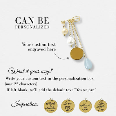 Bridal Charm Pin Gift
