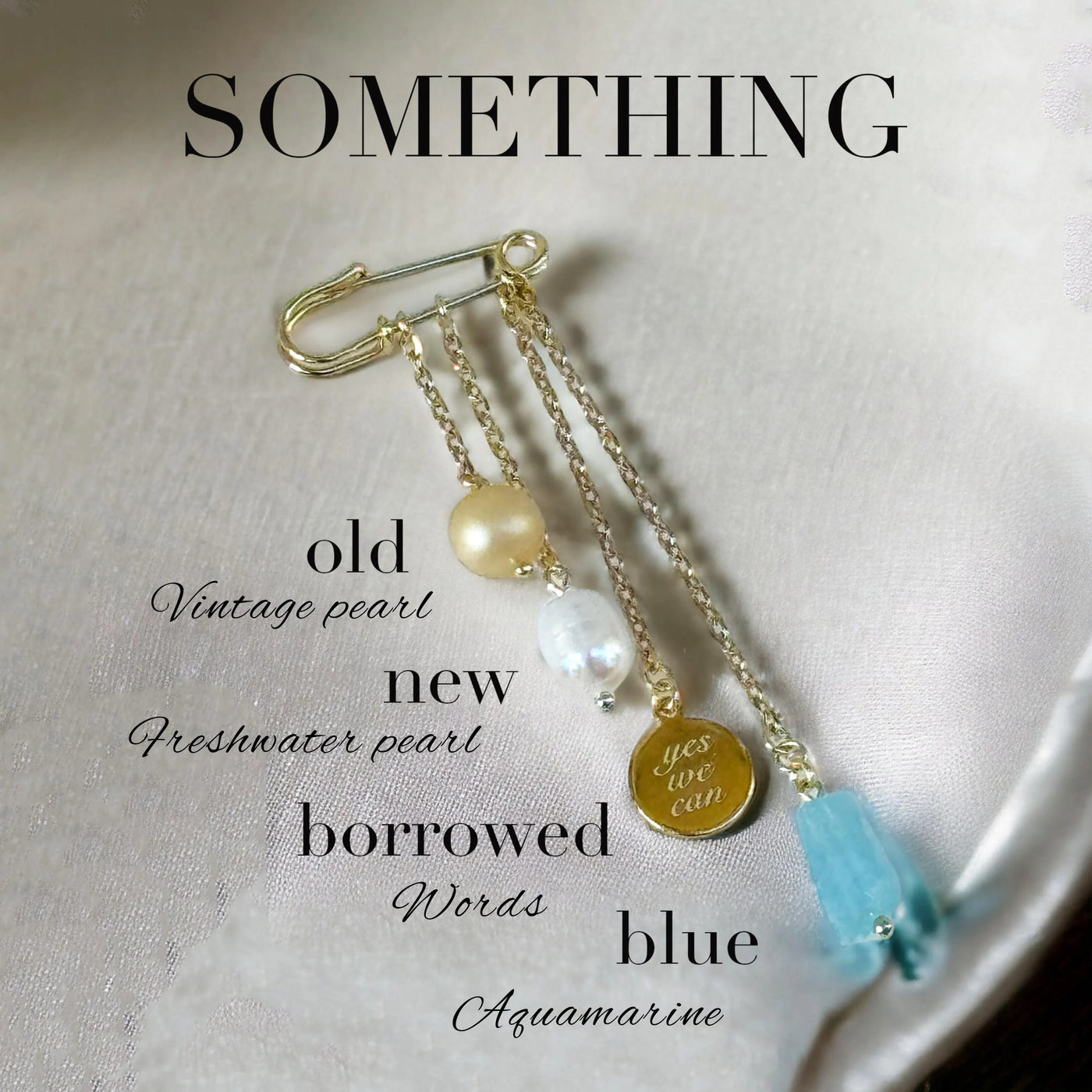 Elegant 'Something Blue' wedding charm, a thoughtful keepsake for gay and lesbian couples. Perfect as a groom gift or a special token for queer weddings.